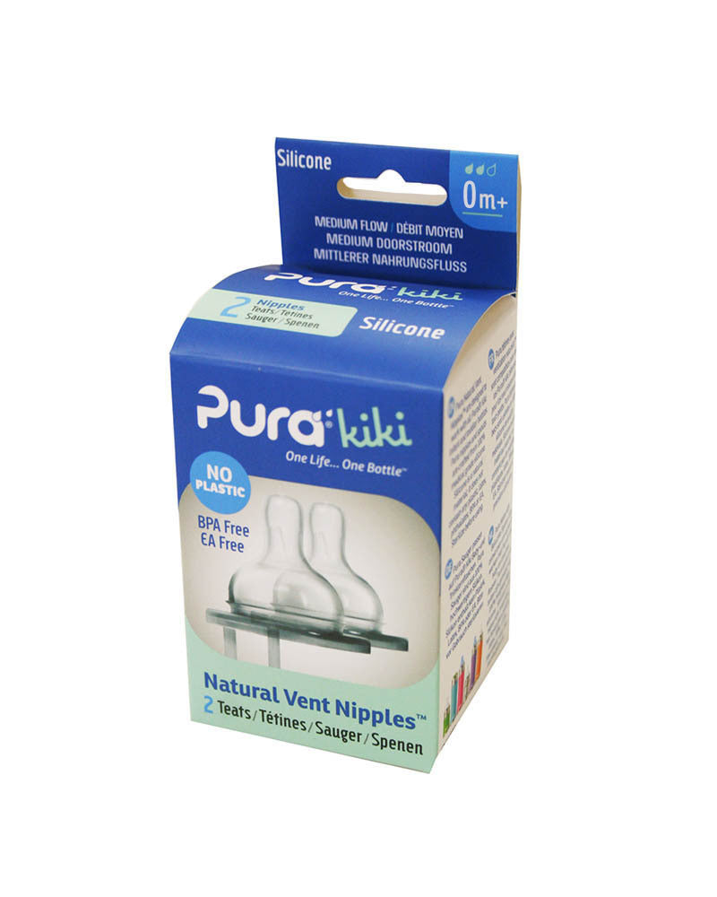 Pura Kiki Natural Vent Bottle Nipples – the Bull and the Bee