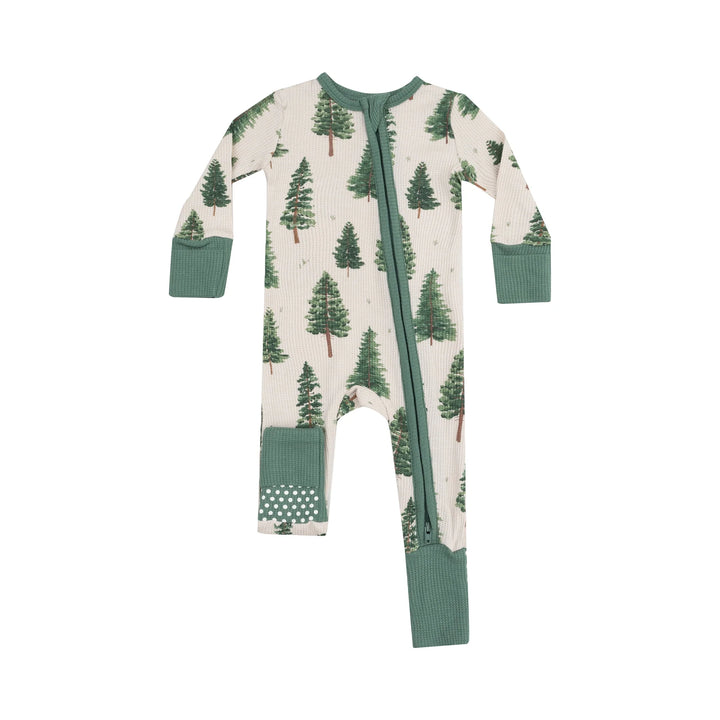 Forest Trees Zip Romper