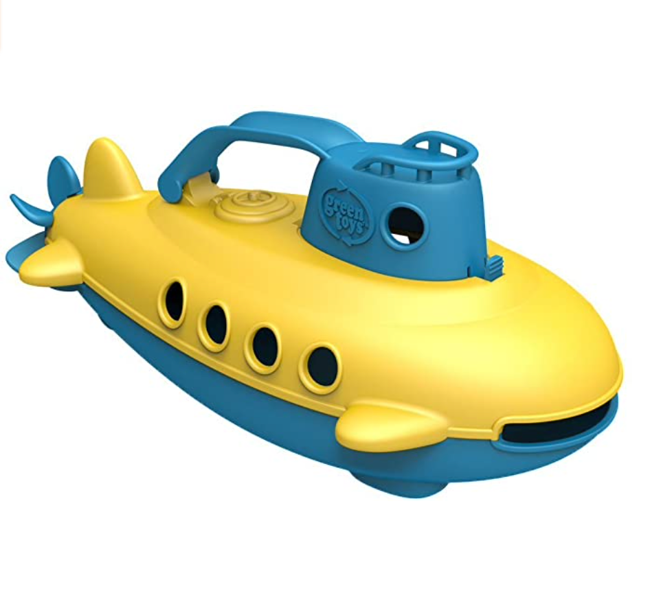 Submarine Bath Boat Assorted Colors