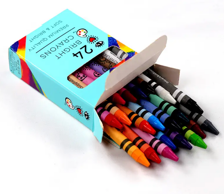 24 Bright Crayons