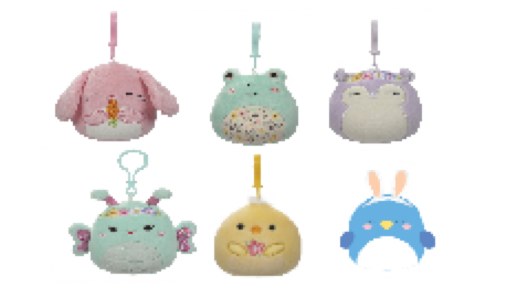 Plush Easter Squishmallows Mini 3.5" Clip