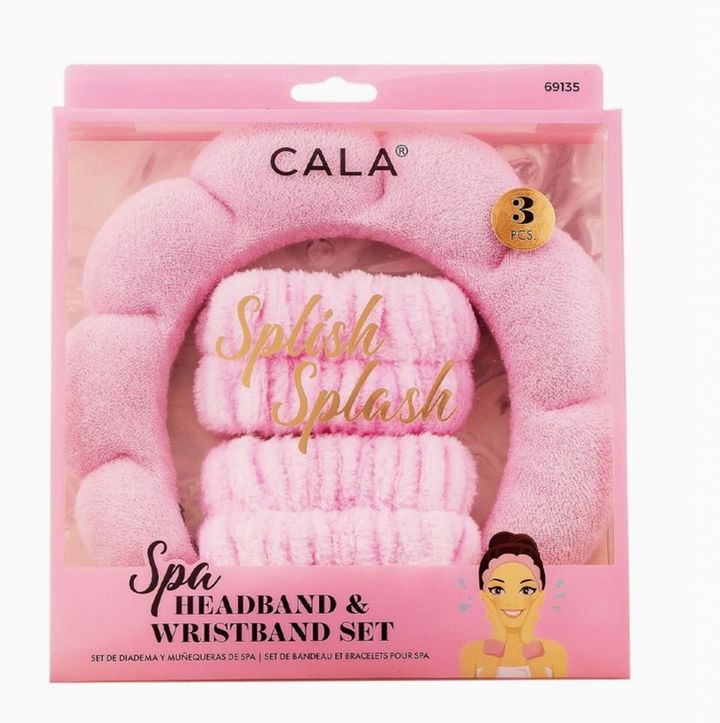 Spa Headband & Wristband Set