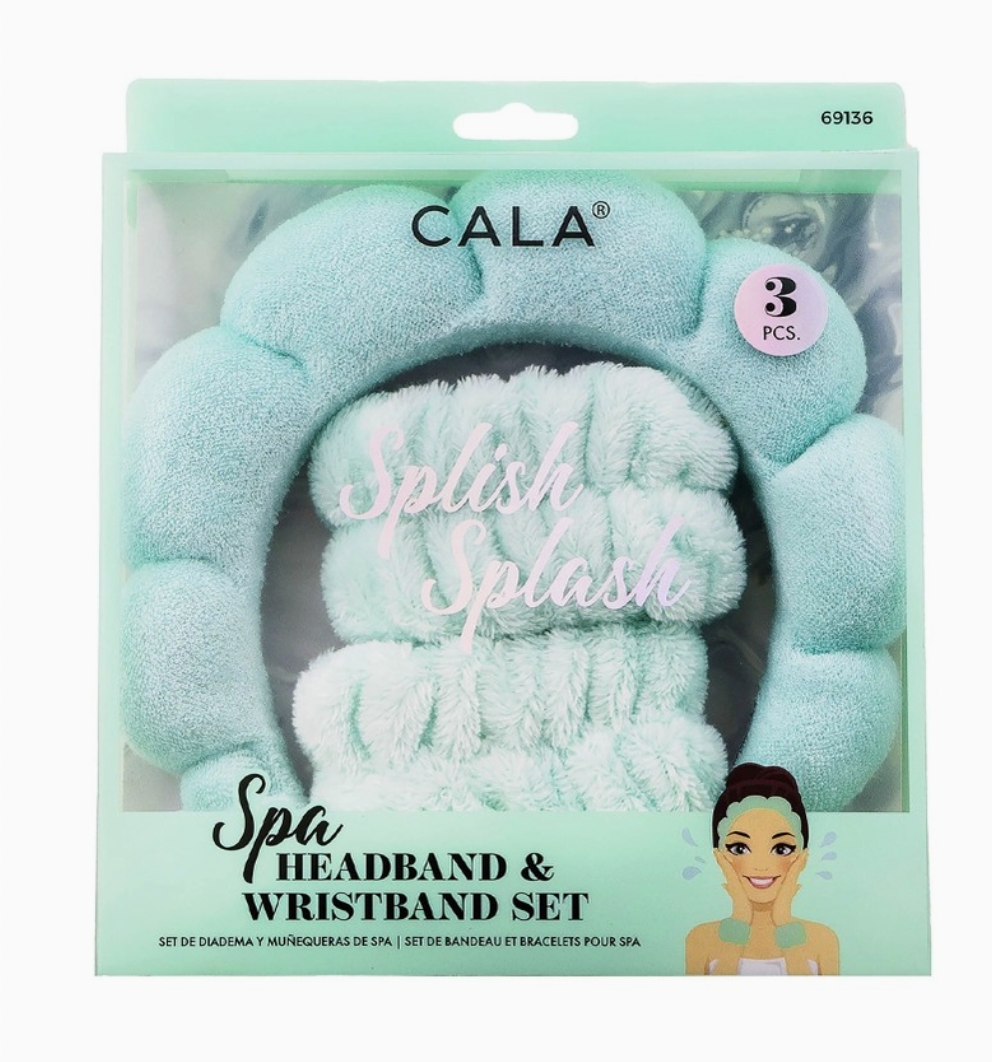 Spa Headband & Wristband Set