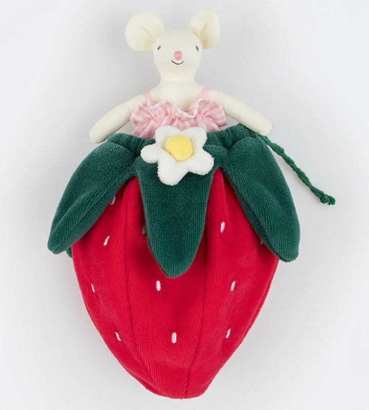 Strawberry Mouse Mini Doll