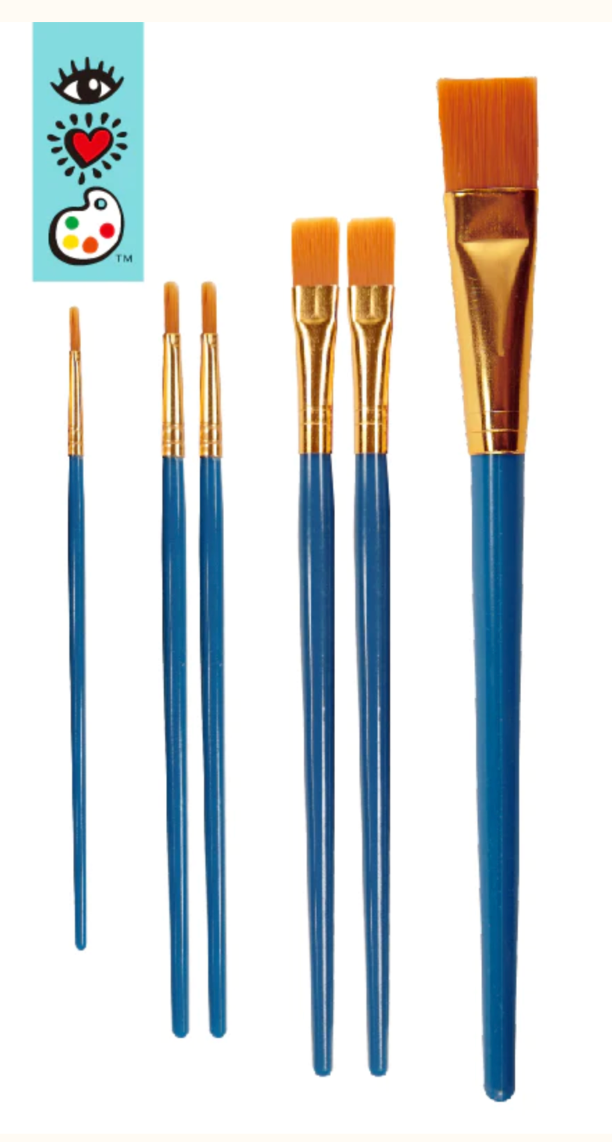 6 Paint Brushes