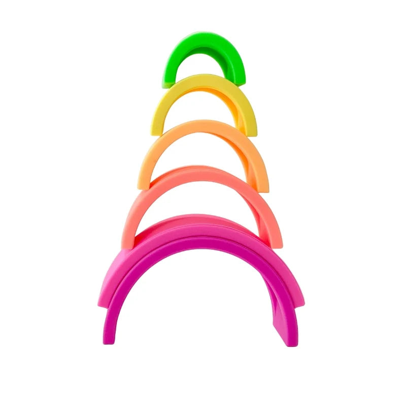 Stacking Silicone Rainbow