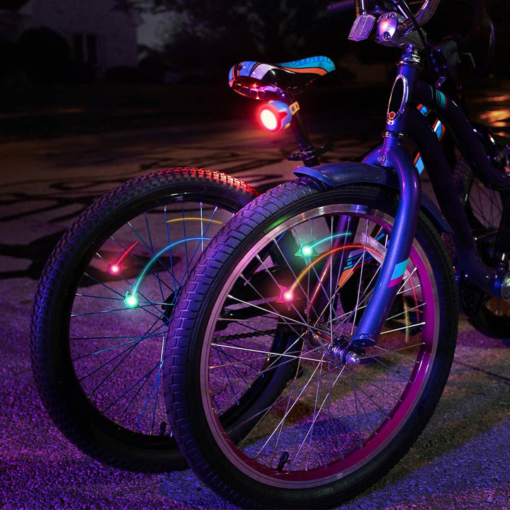 Color Morphing Bike Spoke Lights - 2 pack