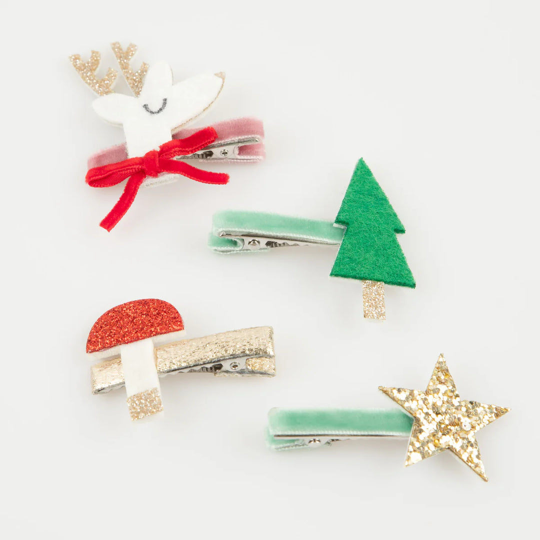 Christmas Icon Hair Clips