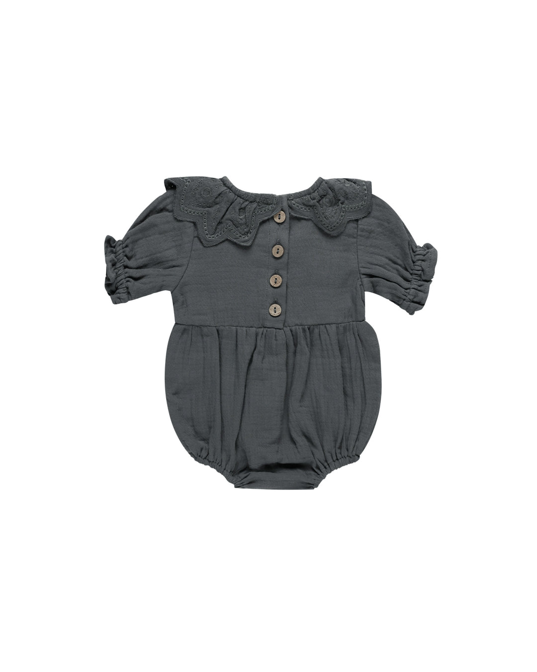 Romper with Collar - Indigo