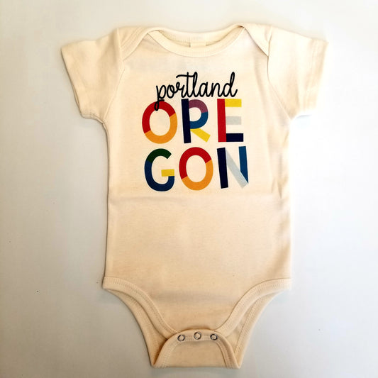 Organic Cotton Oregon and Portland Bodysuits