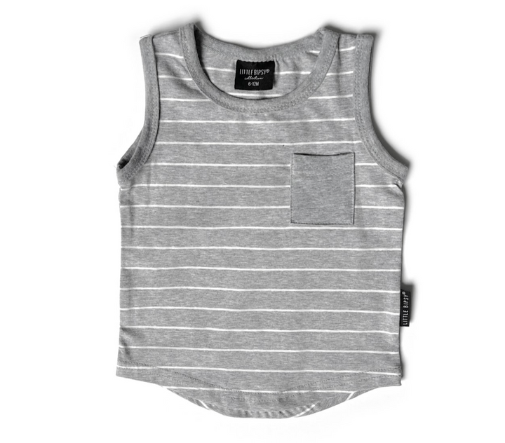 Stripe Pocket Tank