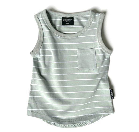 Stripe Pocket Tank