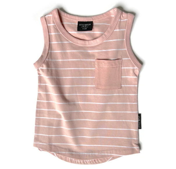 Stripe Pocket Tank