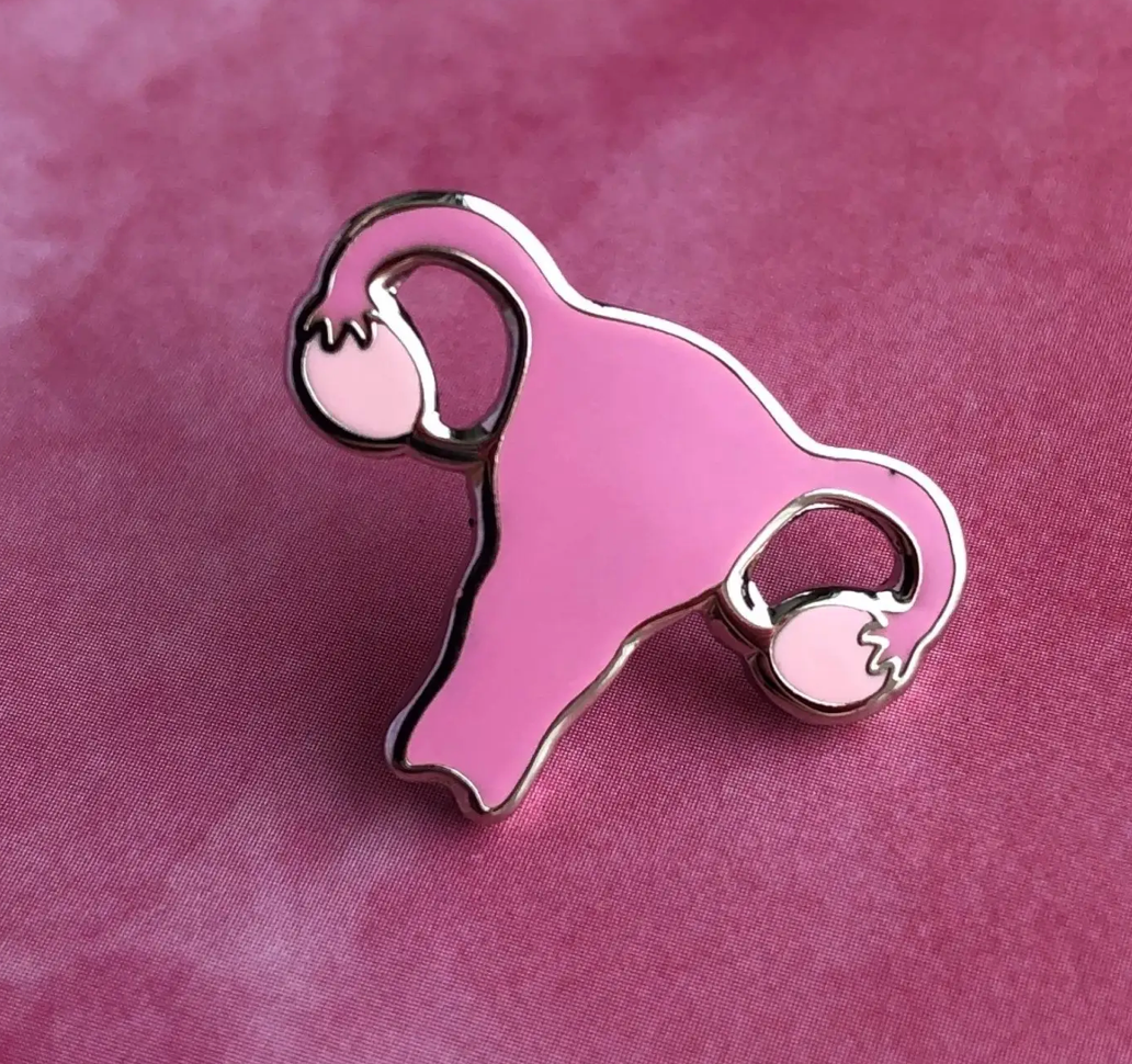 Uterus Enamel Pin