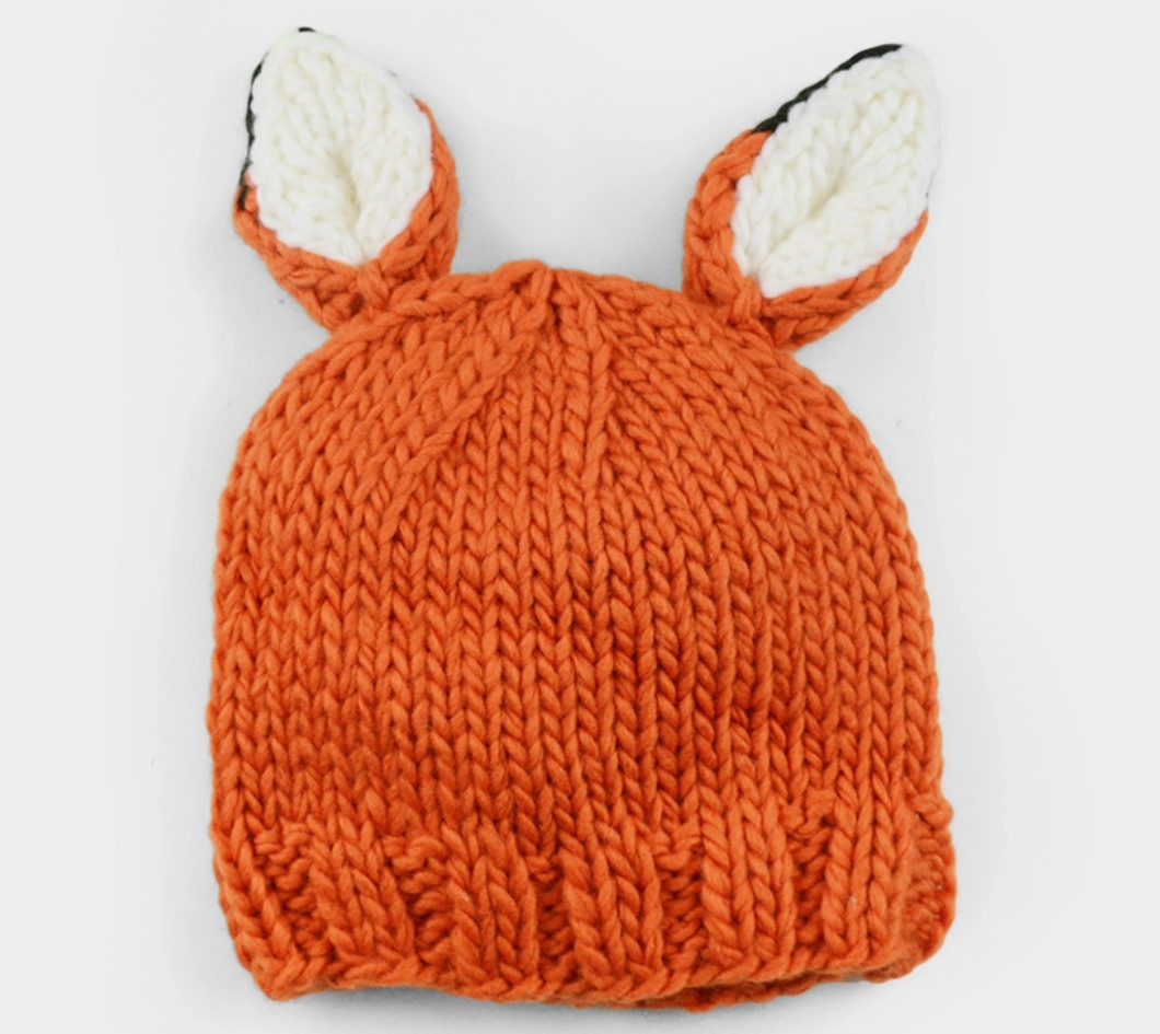Fox Ear Knit Hat